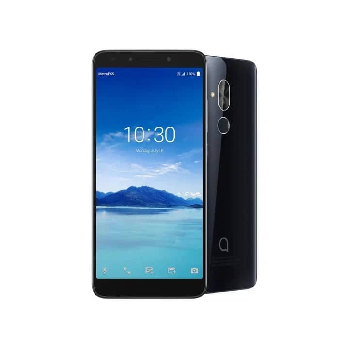 Alcatel 3V Cell Phones Black 16GB T-Mobile New