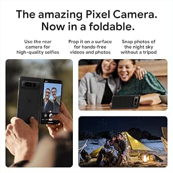Google Pixel Fold Cell Phones Black 256GB Unlocked New