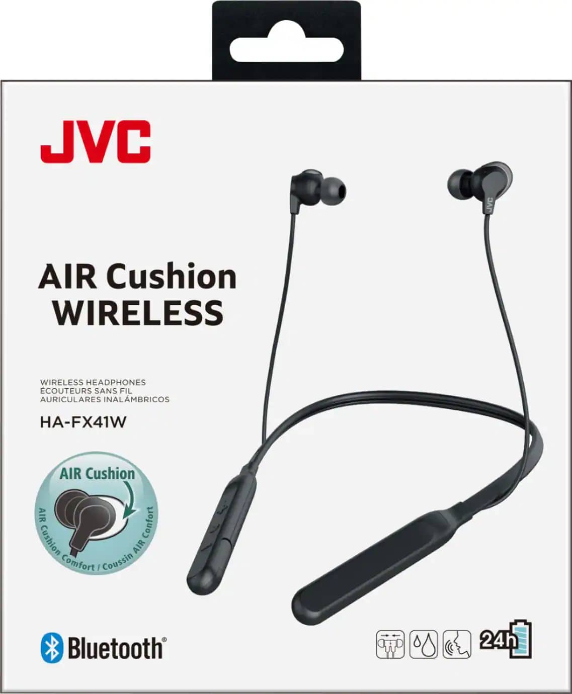 JVC HAFX41WB Headphones & Earbuds Black New