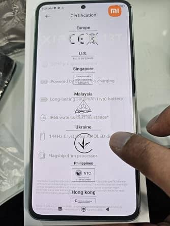Xiaomi 13t pro Cell Phones Black 512GB T-Mobile New