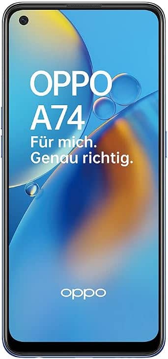 OPPO A74 Cell Phones Blue 128GB Unlocked New