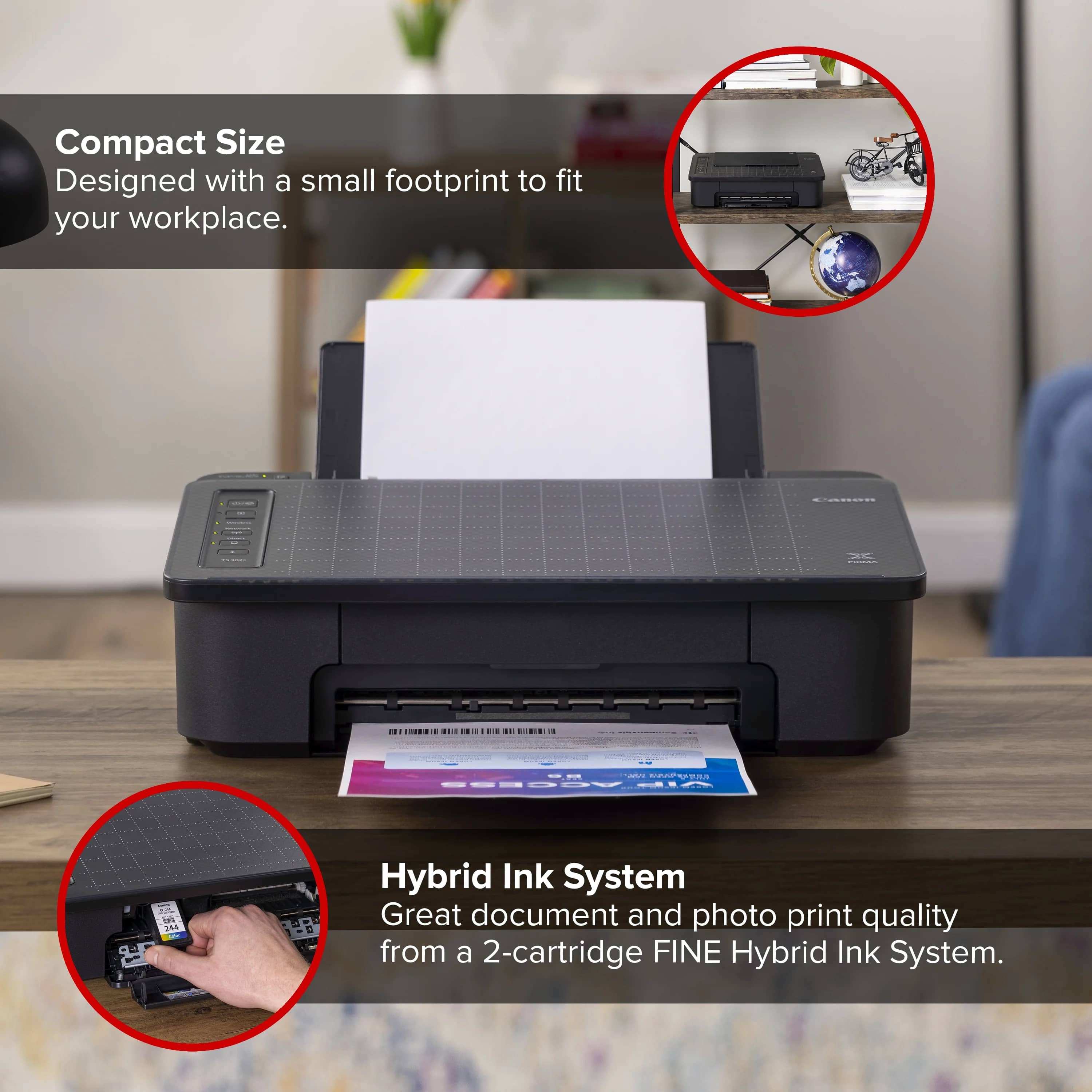 Canon PIXMA TS302a Printers New
