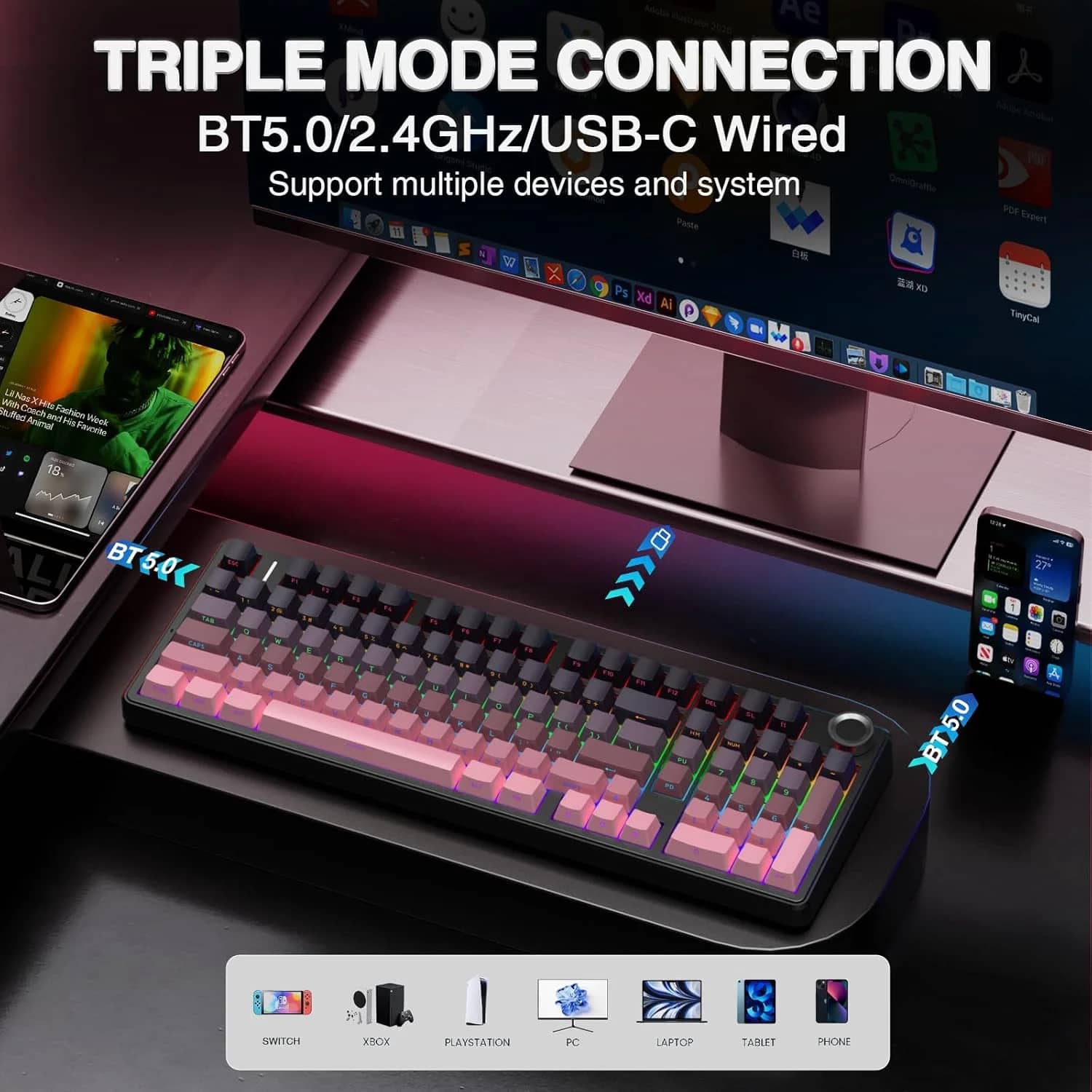 AULA F99 Pro Keyboards New
