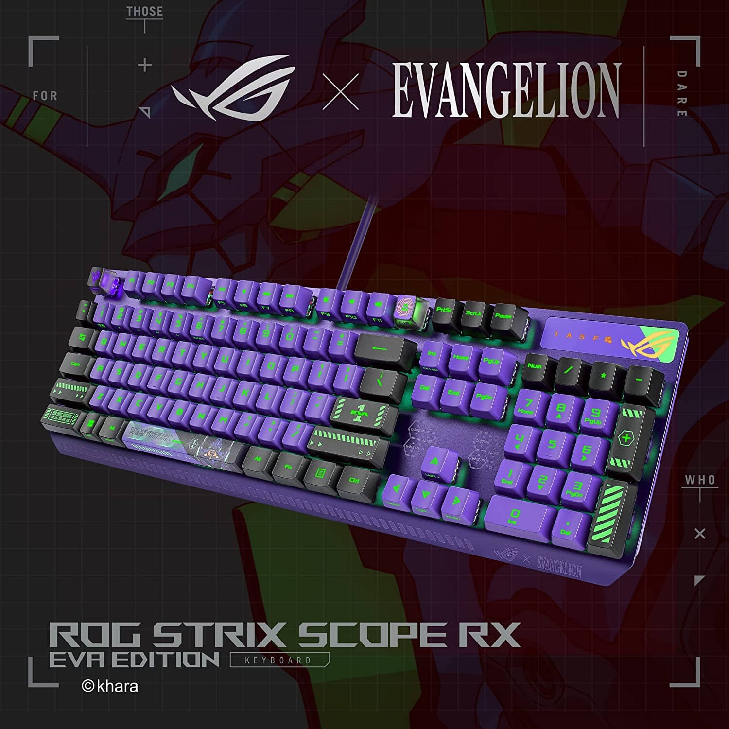 ASUS ROG Strix Scope RX Keyboards New Black