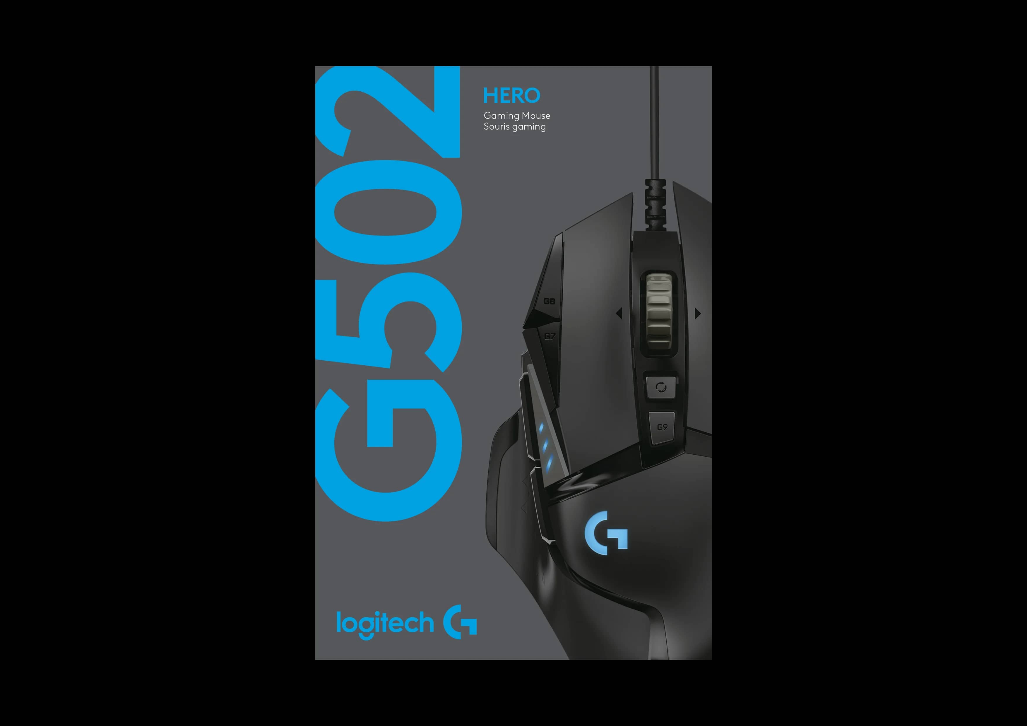 Logitech G502 Hero Mice Black New