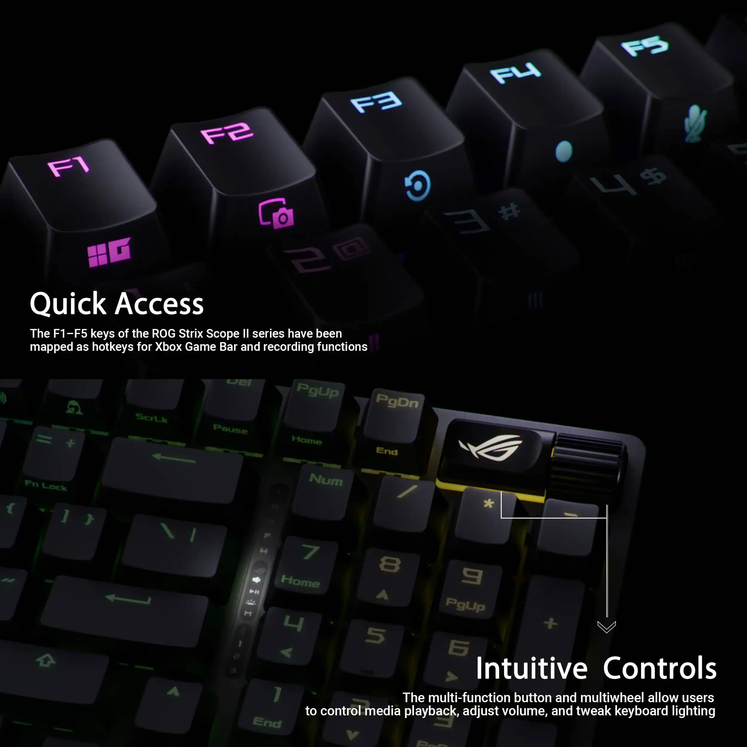 ASUS ROG Strix Scope II Keyboards Black ROG NX Snow New