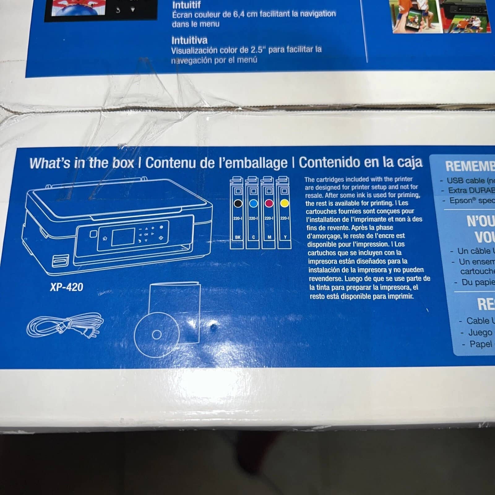 Epson Expression Home XP-420 Printers Open-Box Excellent