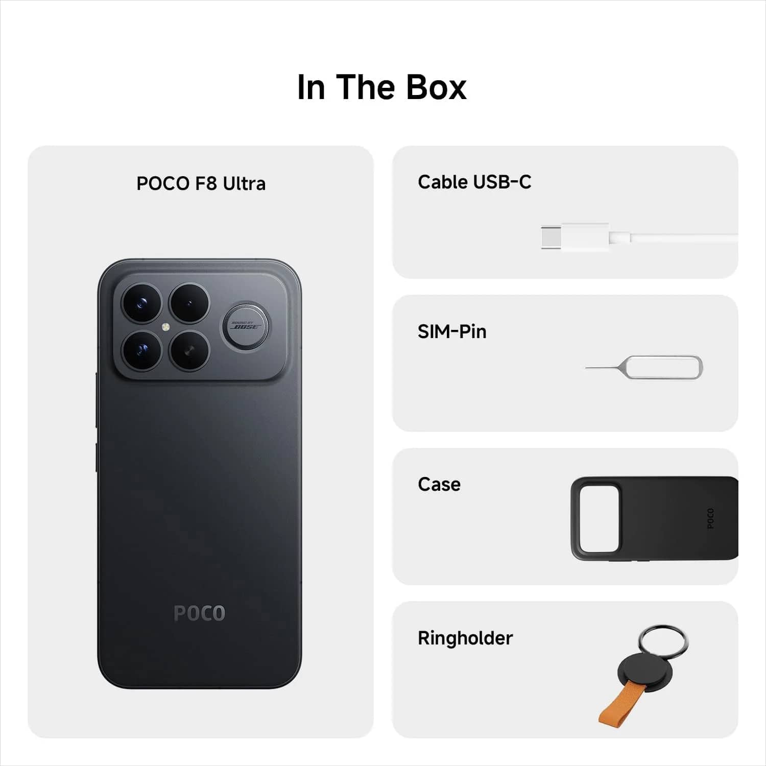 Xiaomi POCO F8 Pro Cell Phones Blue 256GB Unlocked New