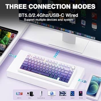 AULA F75 Pro Keyboards New Black