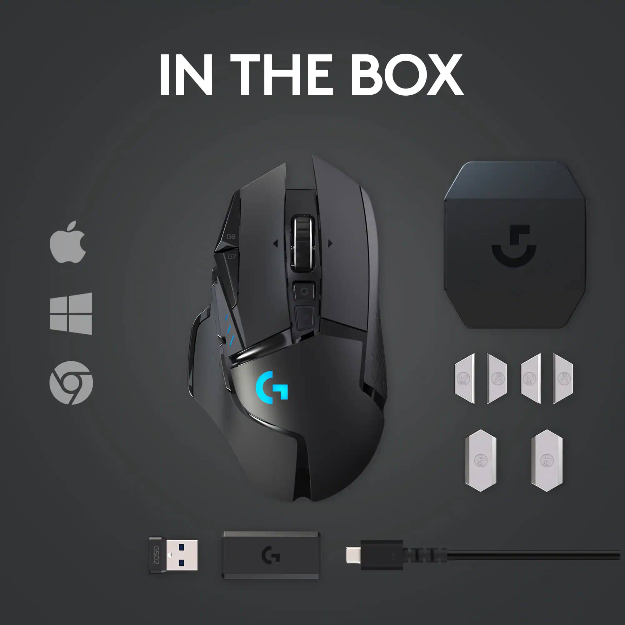 Logitech G502 Mice Black New