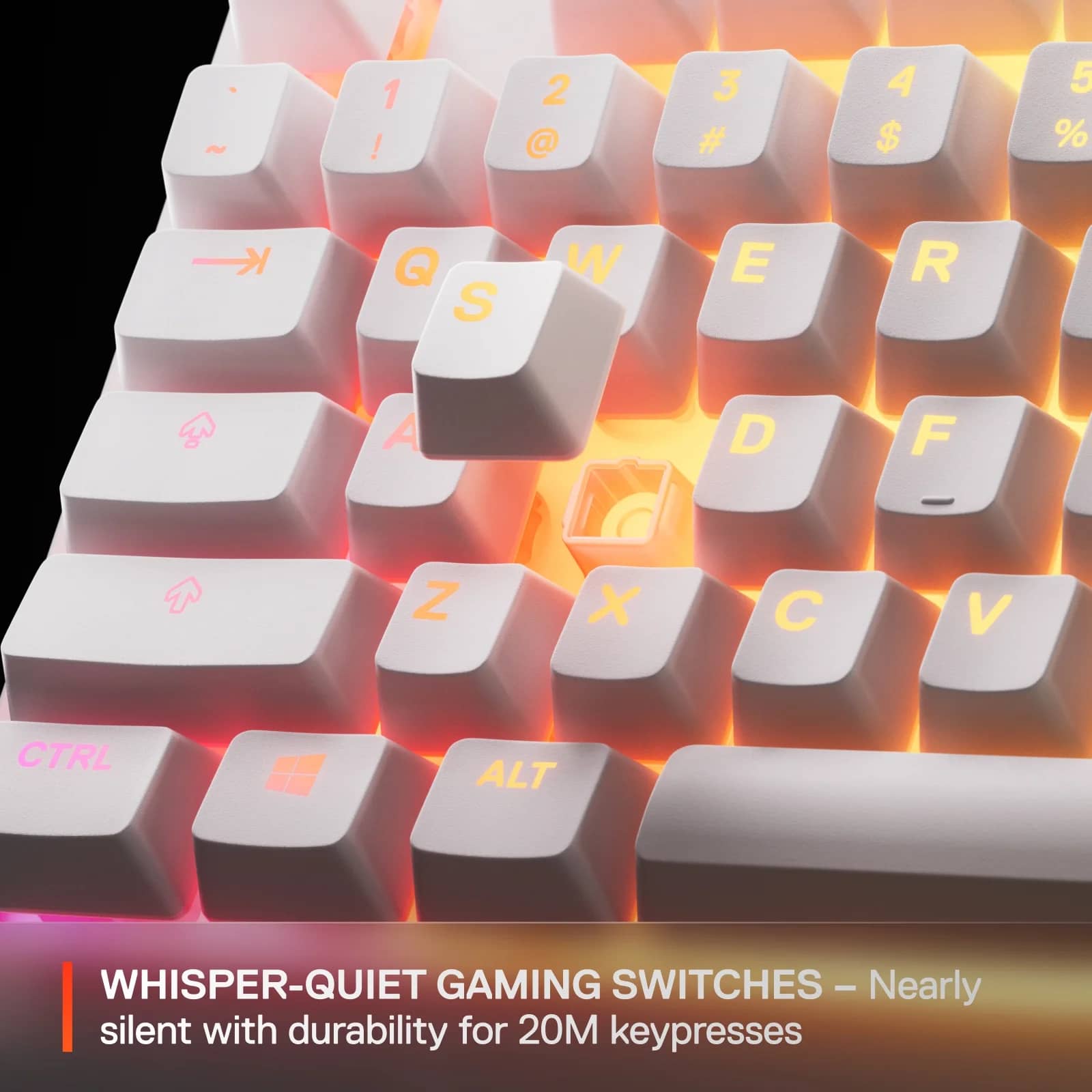 SteelSeries Apex 3 TKL Keyboards New White