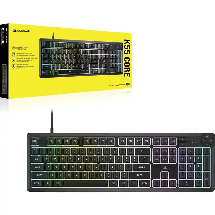 Corsair K55 CORE Keyboards New Black