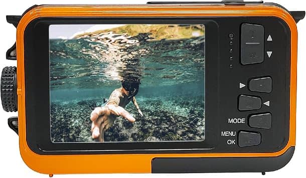 Movio MWP200SET2 5 Megapixel Waterproof Digital Camera MicroSD32GB Set Digital Cameras Black New