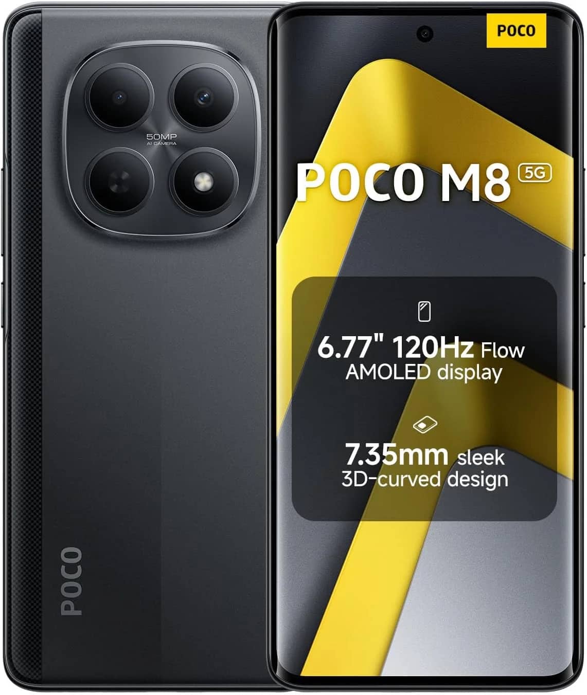 Xiaomi POCO M8 5G Cell Phones Green 512GB Unlocked New