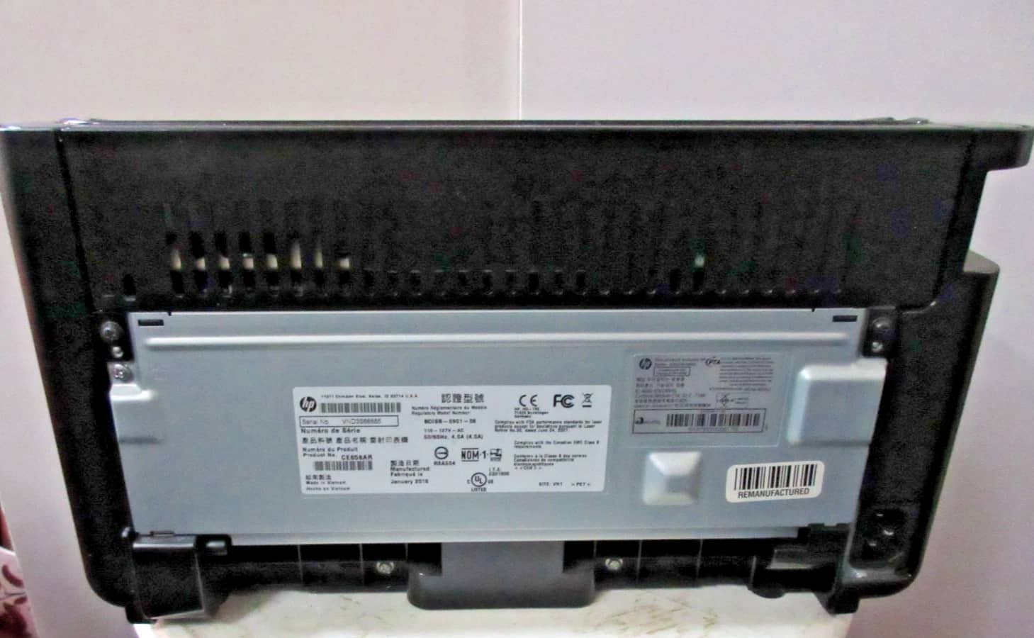 HP LaserJet P1102W Wireless Laser Printer CE658AR Printers Used - Good