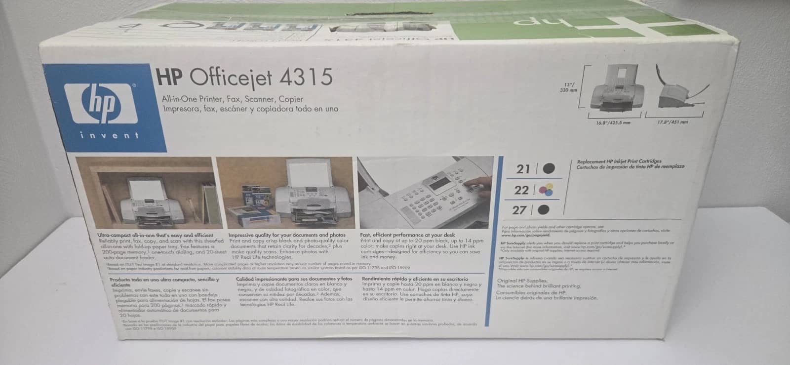 HP OfficeJet 4315V Printers New