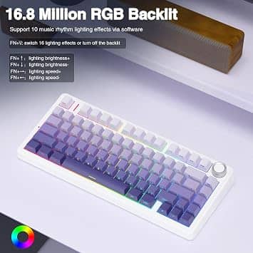 AULA F75 Pro Keyboards New Black