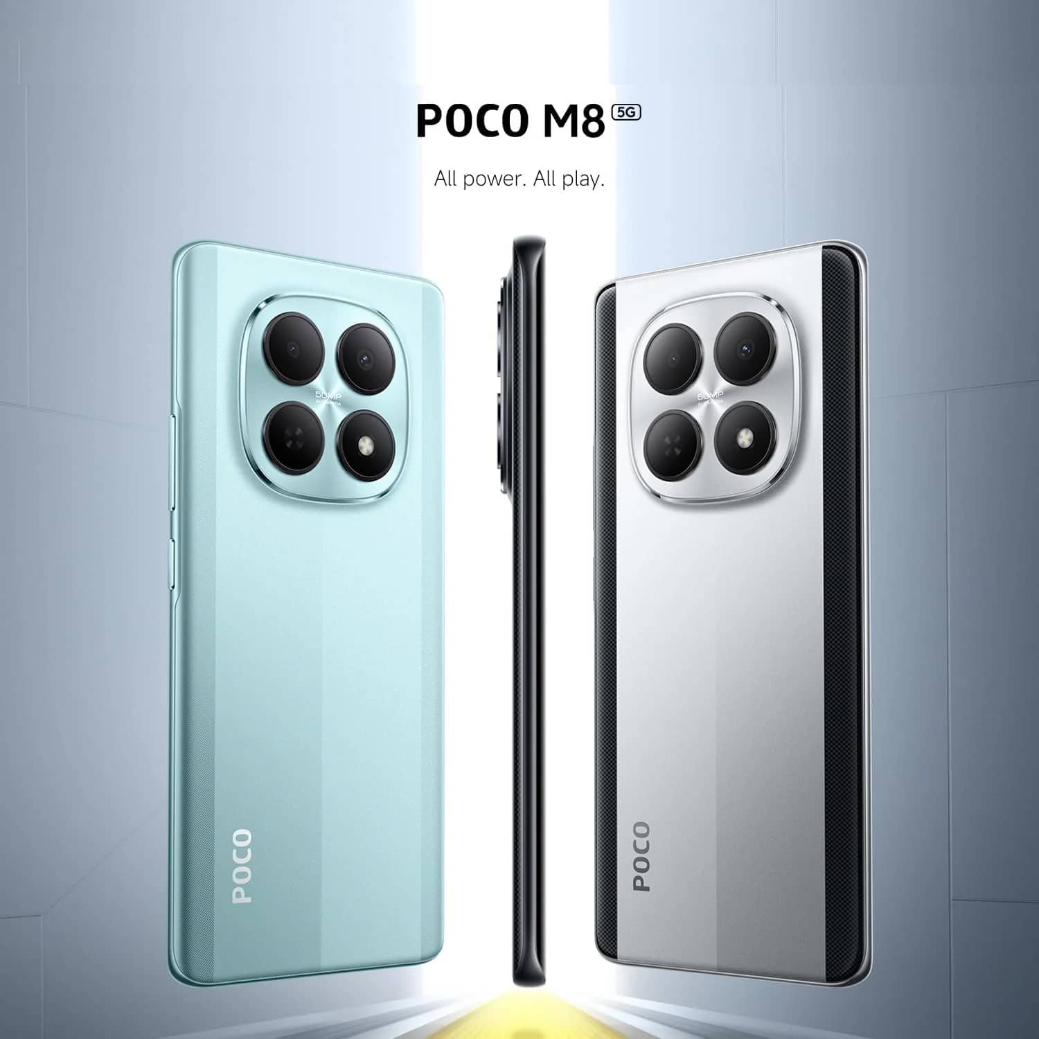 Xiaomi POCO M8 5G Cell Phones Green 512GB Unlocked New