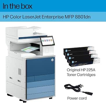 HP Color LaserJet Enterprise MFP 8801dn Printers New