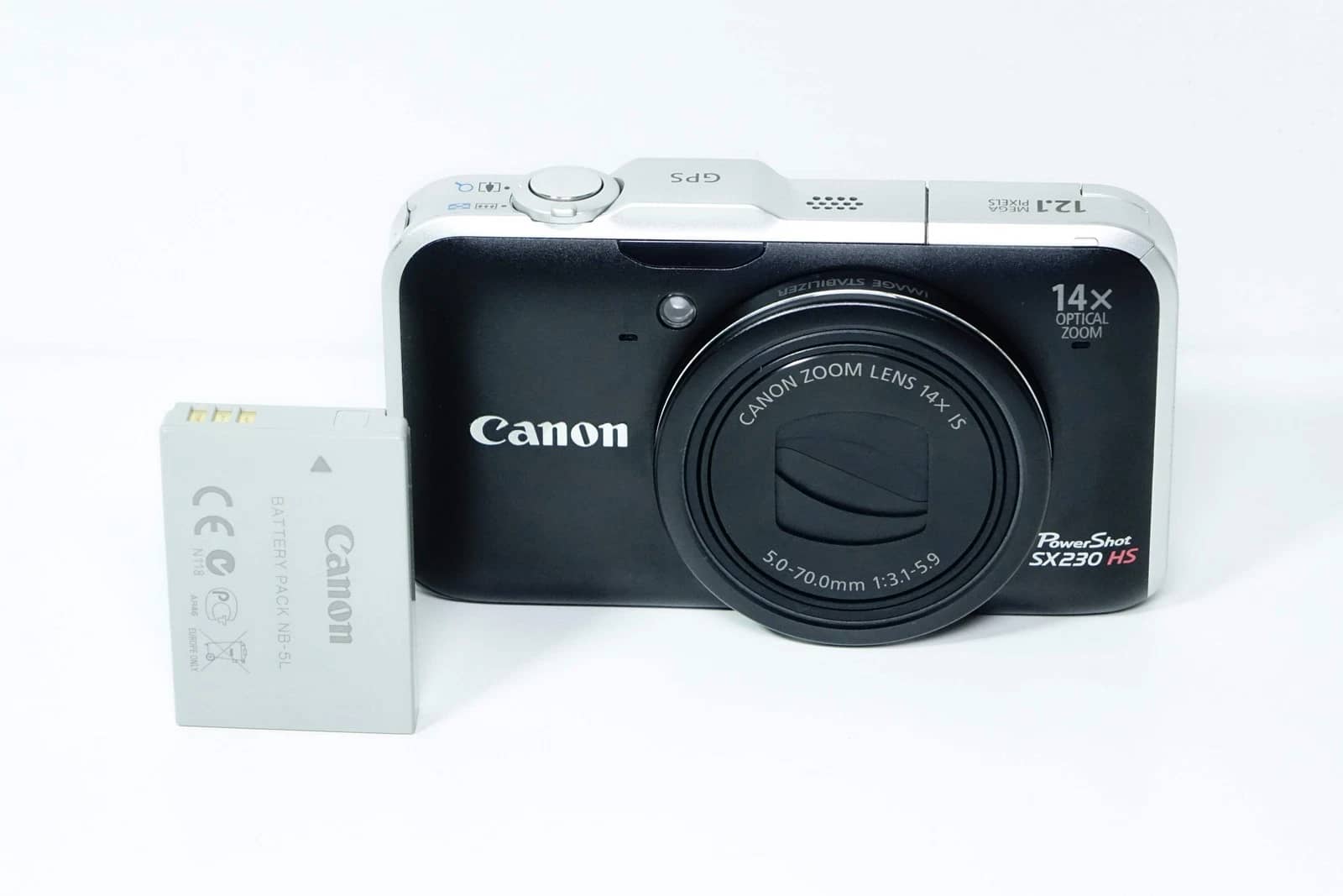 Canon Canon PowerShot SX230 HS Digital Cameras Black Used - Good