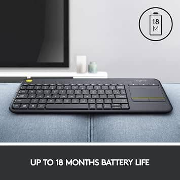 Logitech K400 Plus Keyboards New Black