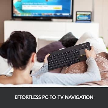 Logitech K400 Plus Keyboards New Black
