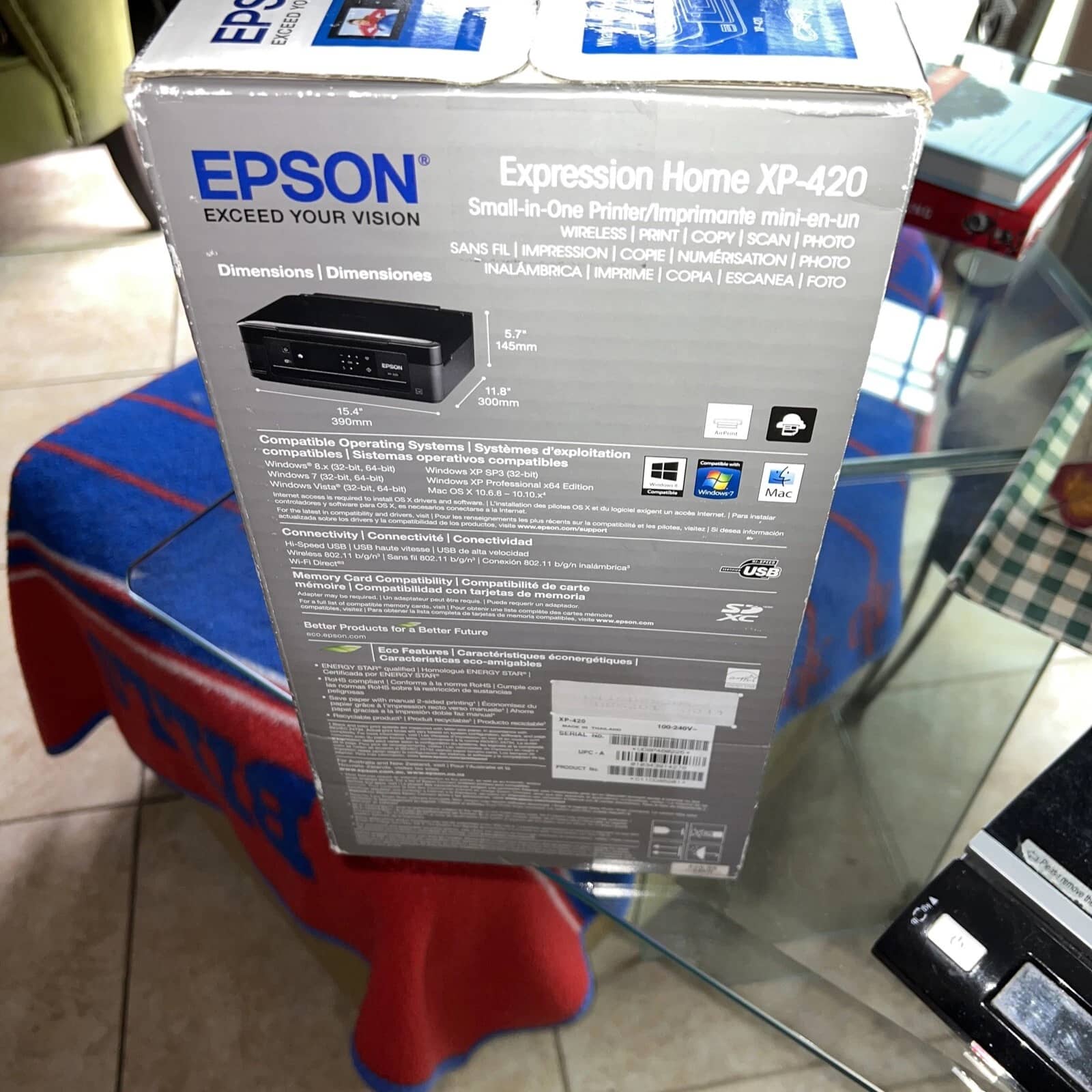Epson Expression Home XP-420 Printers Open-Box Excellent