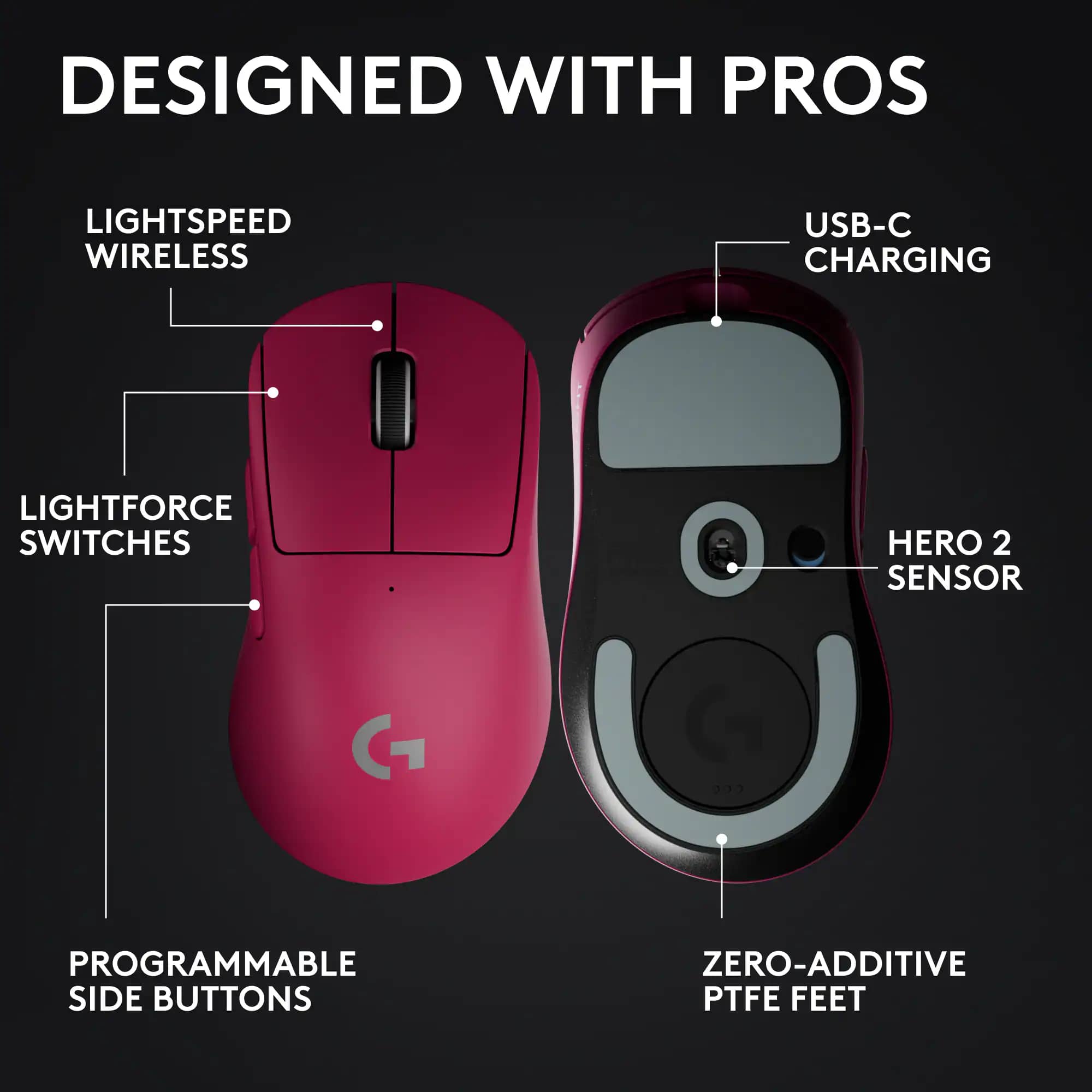 Logitech Pro X Superlight 2 Mice Black New