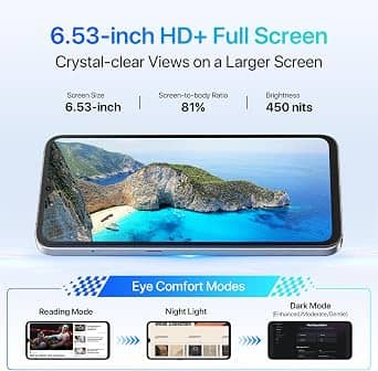 UMIDIGI A11 Cell Phones Black 64GB Unlocked New