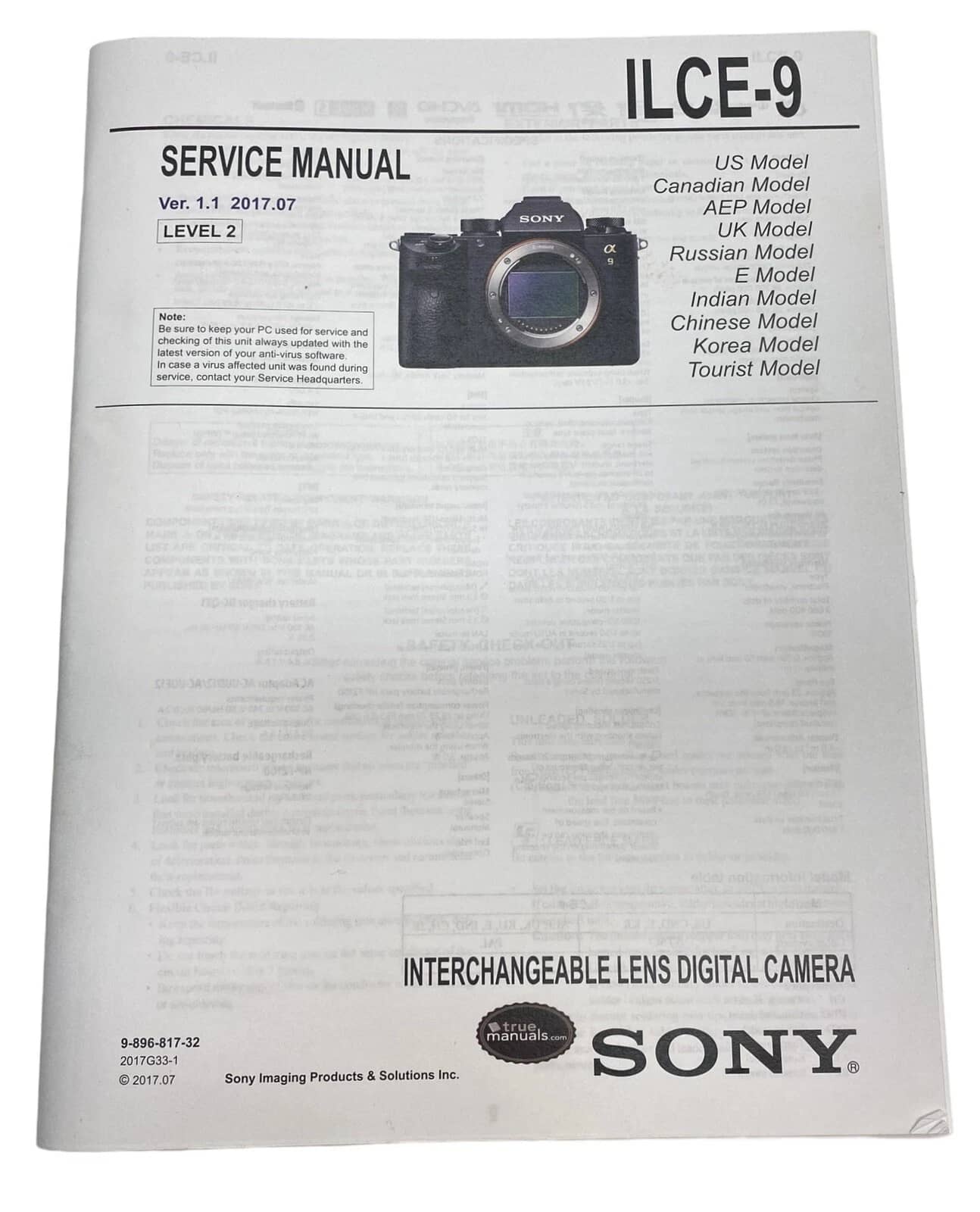 Sony Alpha 9 Digital Cameras Body Only Used - Good