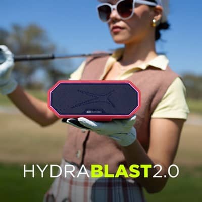 Altec Lansing HydraBlast Portable Bluetooth Speakers Red New