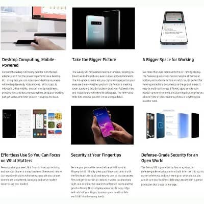 Samsung Galaxy S10 Cell Phones