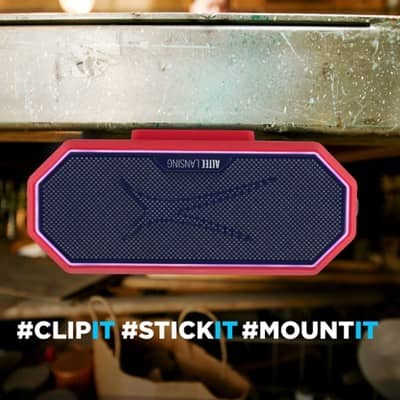 Altec Lansing HydraBlast Portable Bluetooth Speakers Red New