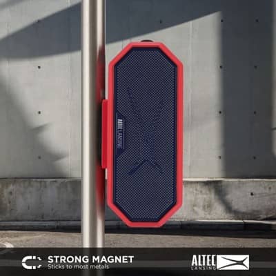 Altec Lansing HydraBlast Portable Bluetooth Speakers Red New