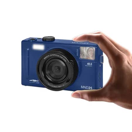 Minolta MND25 48MP 4K Ultra HD Wi-Fi 3.0 Digital Cameras Blue New Body Only