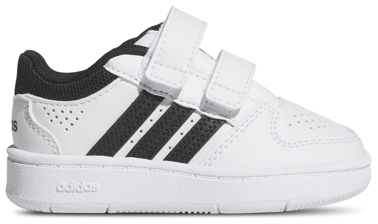 Adidas Hoops Classic Hook and Loop Sneaker White 8.5 New