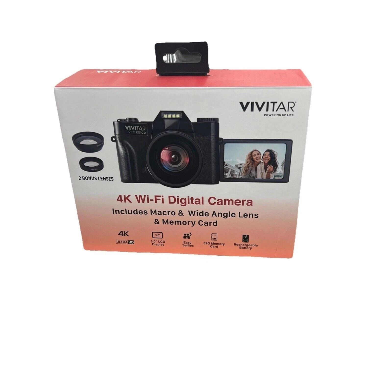 Vivitar VEC XX100 Digital Cameras Black Open-Box Excellent Body Only