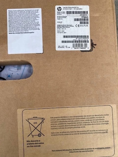 HP M611x Printers New