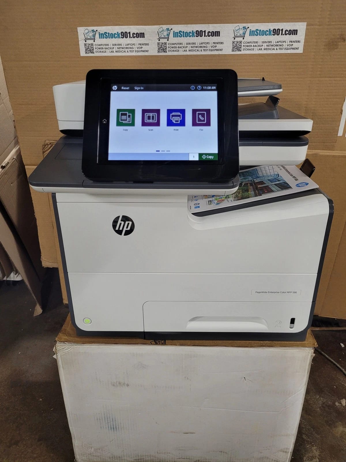 HP MFP 586F Printers Used - Good