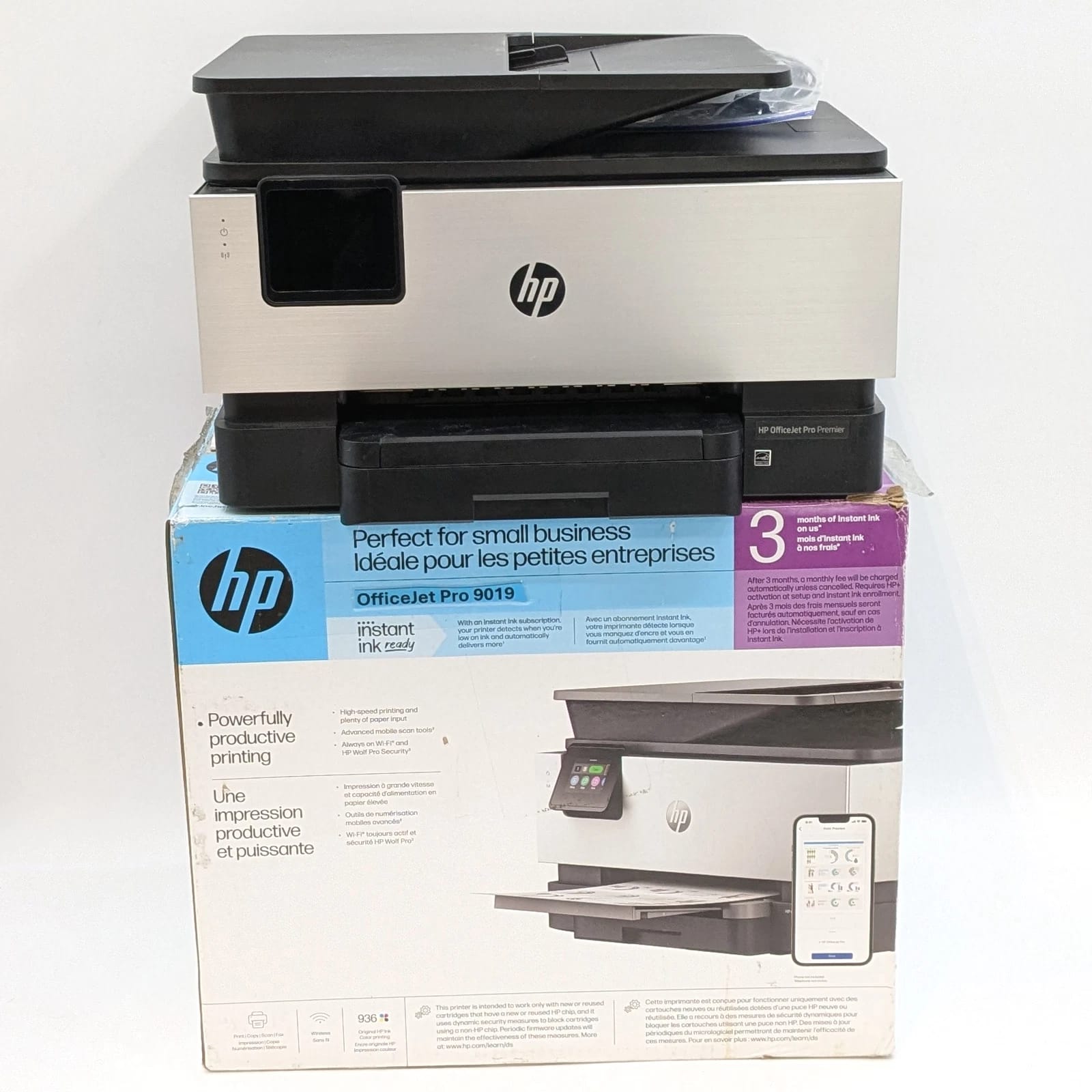 HP OfficeJet Pro 9019 Printers For parts or not working