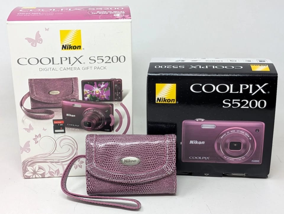 Nikon COOLPIX S5200 Digital Cameras Black New Body Only
