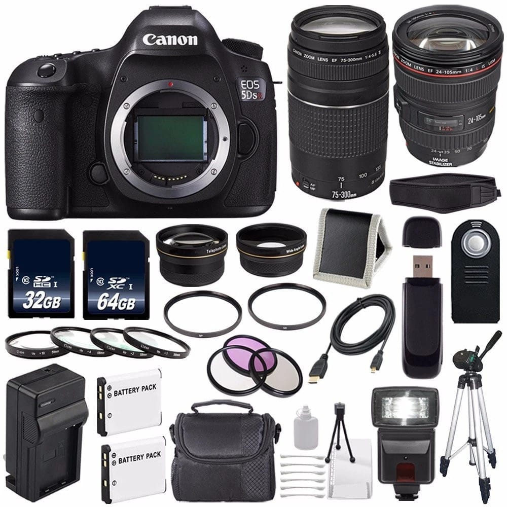 Canon EOS 5DS R Digital Cameras Black New Body Only