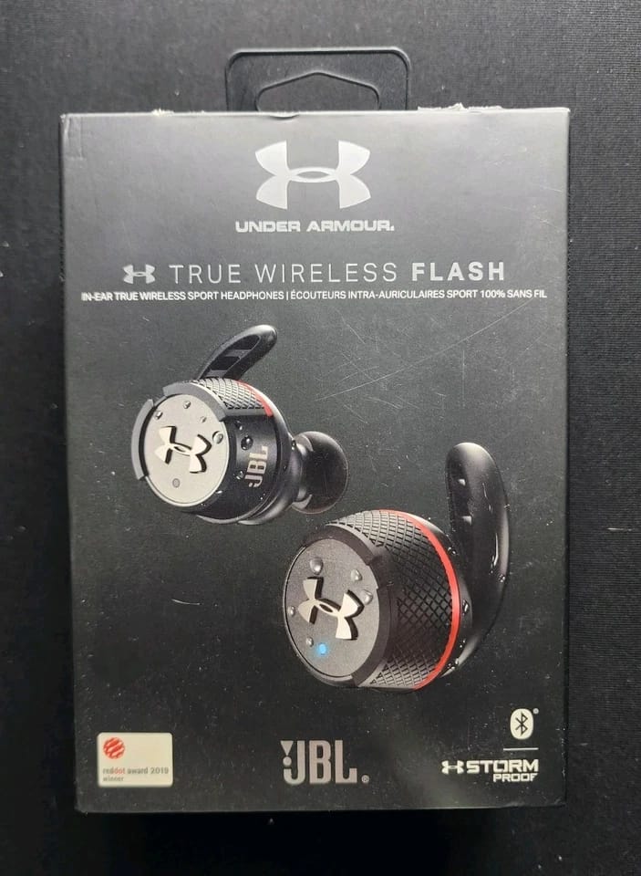 JBL Flash Headphones & Earbuds Black Used - Good