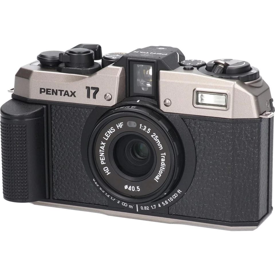 Pentax 17 Digital Cameras Silver New Body Only