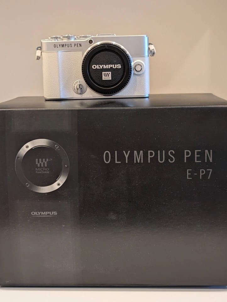 Olympus PEN E-P7 Digital Cameras Silver Used - Good Body Only