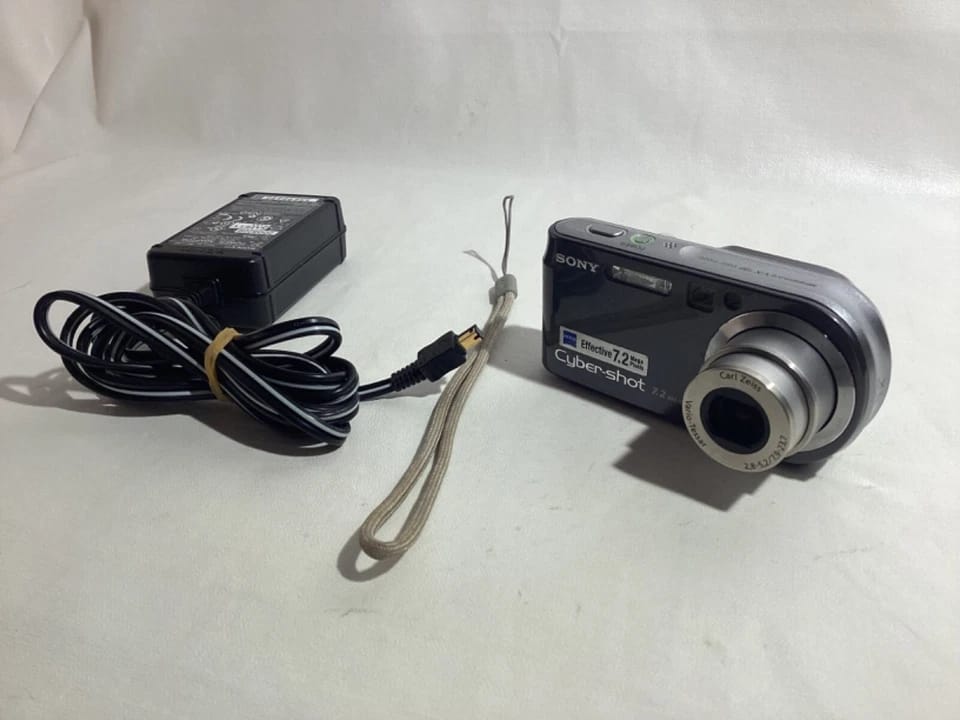 Sony DSC P200 Digital Cameras Silver New Body Only