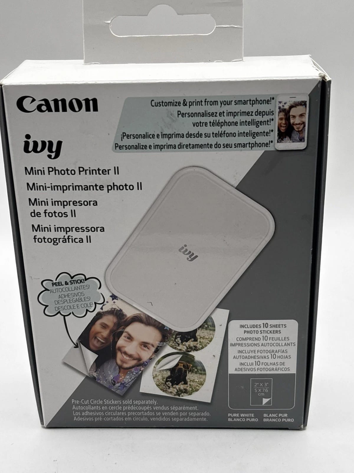 Canon Ivy Mini Photo Printer II Printers Open-Box Excellent