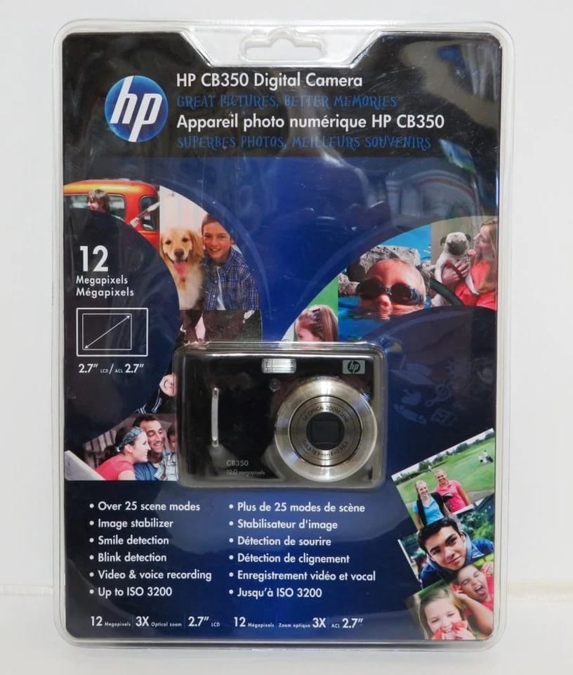 HP cb350 Digital Cameras Black New Body Only