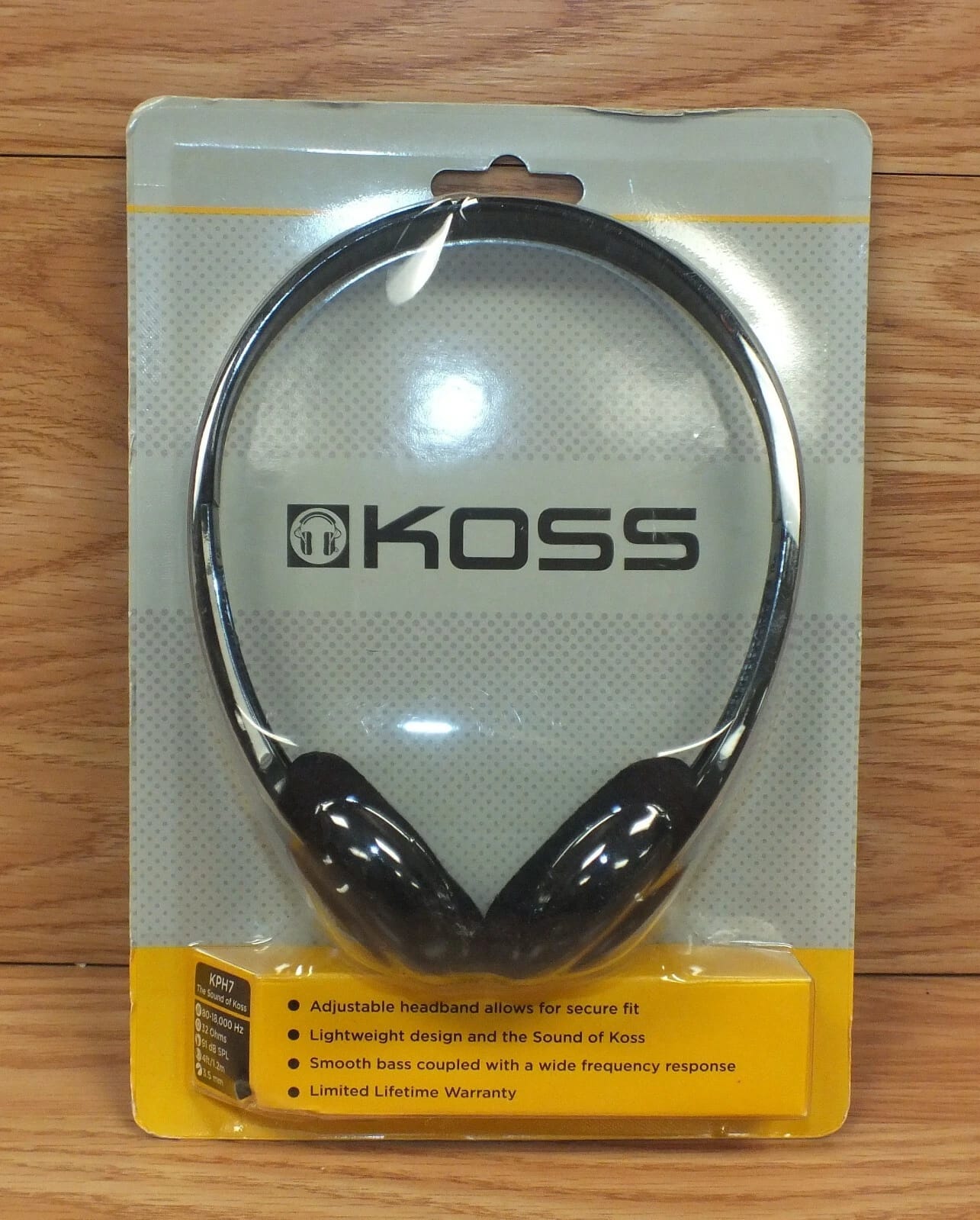 Koss KPH7K Headphones & Earbuds Black New
