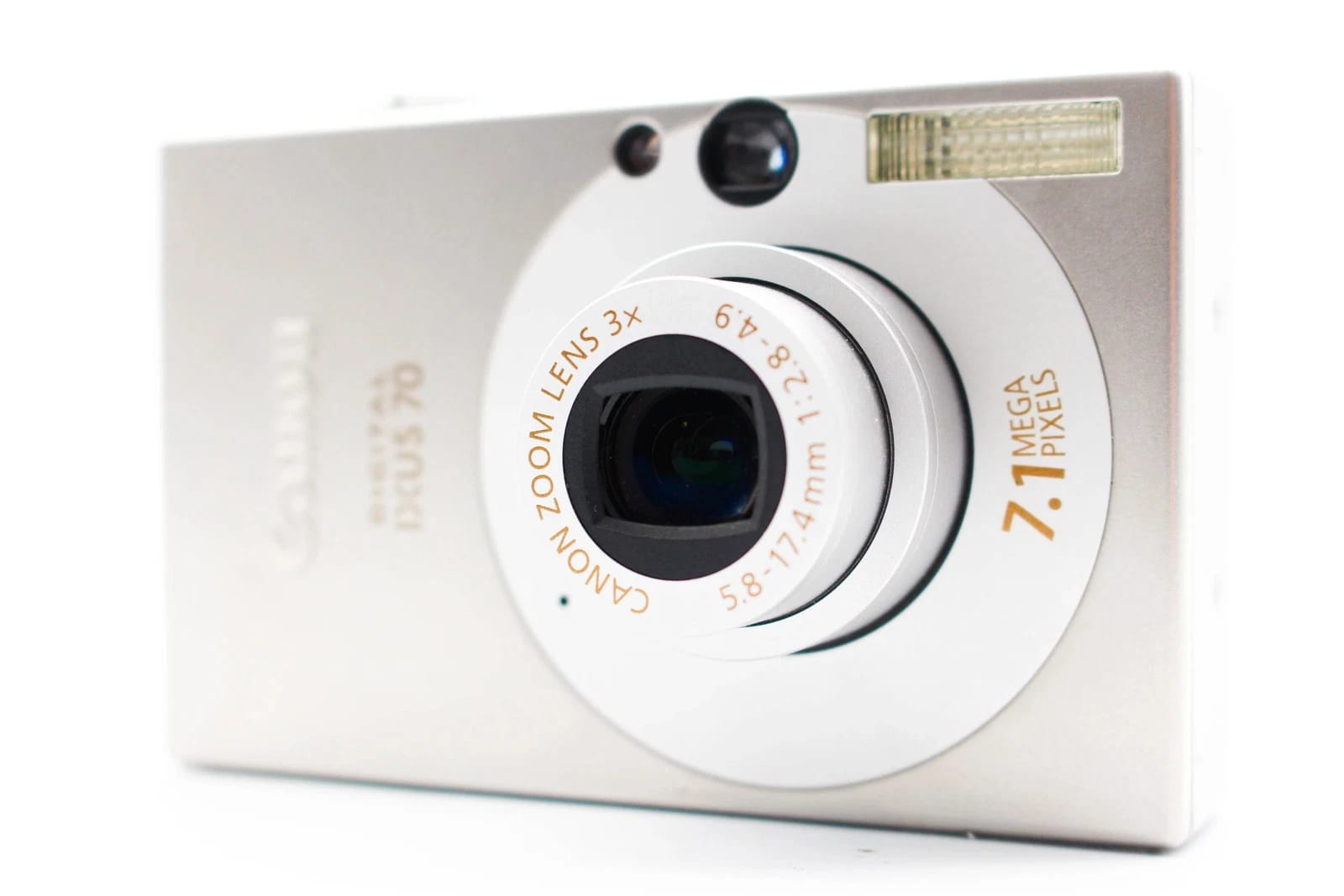 Canon IXUS 70 Digital Cameras Silver Used - Good Body Only